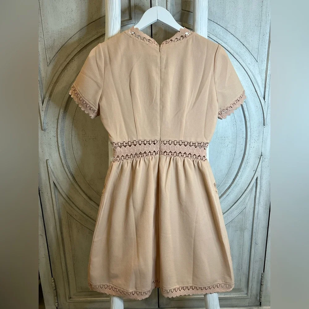 NWOT Ark & Co Womens Embroidered Lace Boho Dress - So Cute! - Picture 6 of 12